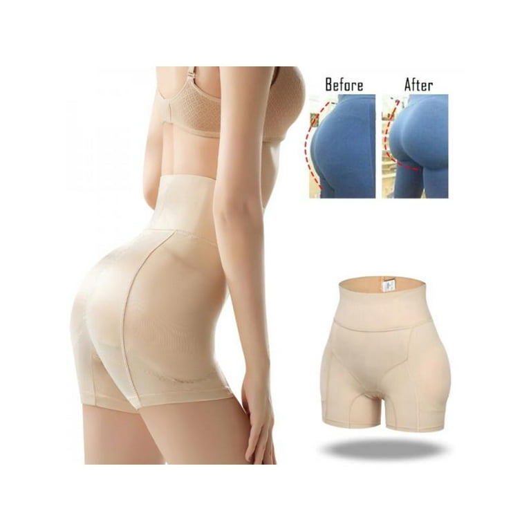 Women's High Waist Padded Body Shaper Pants Butt Lift Big Booty