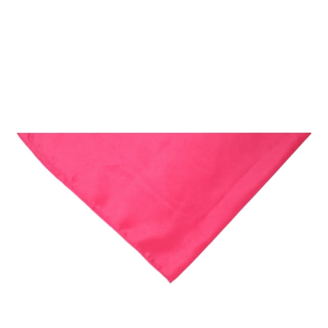 Lot de 9 Bandanas Triangle en Coton - Couleurs Unies et Polyester - 30 Po x 20 Po