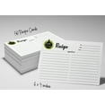 thumbnail image 6 of Inkdotpot 4x6 Inch Recipe Cards (Set of 50) , Thick Double Sided Premium Card Stock- Modern Style White Recipe Notecards for Weddings- Bridal- Baby Shower - Homemade Food Theme, 6 of 6