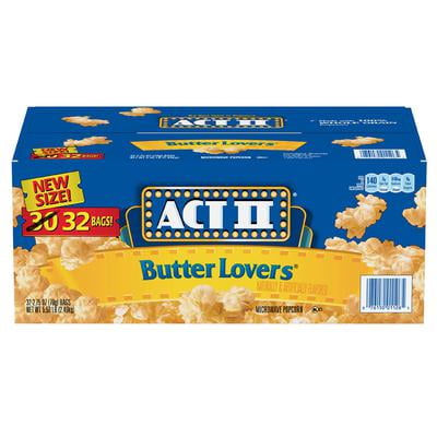 ACT II Butter Lovers Microwave Popcorn (2.75 oz., 32 pk.)