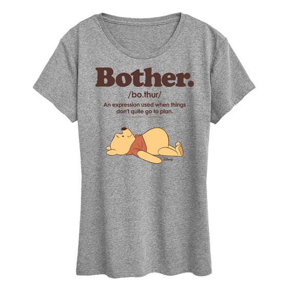 Winnie the Pooh - Bother Definition - Women's Short Sleeve Graphic T-Shirt