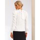 thumbnail image 3 of Blusa de Oficina Allegra K para Mujer Elegante con Cuello Levantado Blanco M, 3 of 5