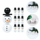 thumbnail image 4 of 1 juego de cuentas con forma de muñeco de nieve, brillantes y con agujero grande para hacer pulseras de muñeco de nieve., 4 of 7