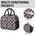 thumbnail image 6 of Womens Pioneer Flower Floral Print Pattern Lunch Box for Work,Insulated Lunch Bag for Women,Loncheras Para Mujer,Leakproof Adult Lunch Bag for Work,Beach,Travel,Picnic,Camping, 6 of 6