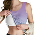thumbnail image 2 of VBTAPA Womens Shelf Tank Tops Sleeveless Gradient Graphic Tees Slim Fit Stretch Casual Workout Undershirts Light Blue XXL, 2 of 8