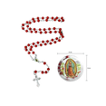 thumbnail image 3 of 12 Rosarios Virgen Guadalupe Cruz Dorada Aroma Recuerdos Xtellar rojp, 3 of 4