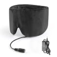 thumbnail image 2 of Up to 50% Off Personal Care Clearance!Heating Eye Mask With Three Speed Timer Temperature Adjustment Light-shielding Sleeping Head Circumference Eye Mask Soft Breathable Adjustable, Gifts for Women, 2 of 9