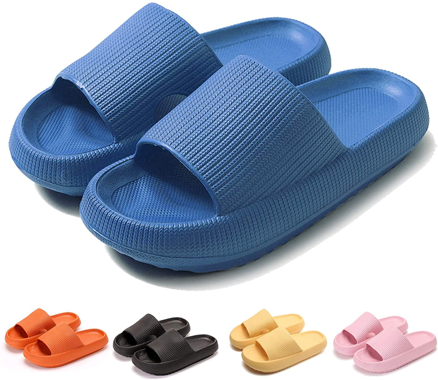 Mens Shower Shoes Bathroom Slippers Gym Slippers Soft Sole Open Toe House Slippers