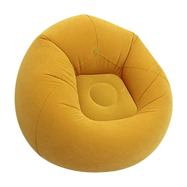 Barhoo Inflatable Couch and Bean Bag Chairs for Adults, Set of 6 Portable Air Furniture for Camping, Home, and Outdoor Use, Thickened Pvc Material with Foot Pump for Easy Inflation