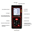 thumbnail image 3 of Handheld Digital Laser Point Distance Meter Measure Tape Range Finder (ft/m), 3 of 12