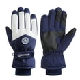 thumbnail image 2 of Guantes cálidos de esquí de invierno para hombres y mujeres, para exteriores, para montar en pareja, con pantalla táctil, forro polar, resistentes al frío y al viento, 2 of 5