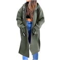 thumbnail image 3 of Winter Dresses for Women 2025 Fall Outfits for Women 2025 Winter Hooded Sports Plus Fleece Hoodie Casual Long-Sleeved Zipper Coat, 3 of 8