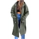 thumbnail image 2 of Chaquetas y abrigos casuales con capucha de manga larga para mujer, abrigo deportivo de invierno con capucha y forro polar, abrigo informal de manga larga con cremallera para mujer, 2 of 7