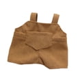 thumbnail image 4 of Conjuntos de Pantalones con Tirantes perfke Ropa en Miniatura para Muñecas 17 cm Marrón, 4 of 9