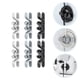 thumbnail image 2 of Organizador de cables para electrodomésticos, soporte adhesivo para cables, electrodomésticos, 6 uds., 2 of 4