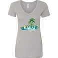 thumbnail image 3 of Inktastic Kauai Hawaii Tropical Vacation Women's V-Neck T-Shirt, 3 of 5