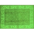 thumbnail image 1 of Ahgly Company Indoor Rectangle Oriental Green Traditional Area Rugs, 8' x 12', 1 of 4