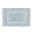 thumbnail image 2 of Jean Pierre New York Sophie Border 100% Cotton Bath Mat - Non-Slip Bath Rug - Pale Blue - 20" x 32", 2 of 8