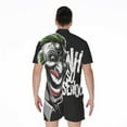 thumbnail image 2 of Laughing Joker Why So Serious Short Sleeve Men'S Rompers Casual Summer Jumpsuits Outfit, 2 of 4