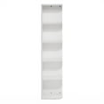 thumbnail image 4 of Furinno Pasir 5-Tier Corner Open Shelf Bookcase, White, 4 of 6