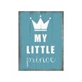 thumbnail image 1 of Blue & White Little Prince Wood Sign, 1 of 1