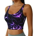 thumbnail image 2 of Fuzoiu Galaxy Lightning Print Women's Sports Vest,U-Back Sports Tank,Gym Vests,Athletic Sleeveless Shirts,Exercise Undershirts,Yoga, Gym, and Dance Wear-Large, 2 of 8