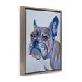 thumbnail image 2 of Bulldog Watercolor Portrait Brown Floating Frame Canvas Art, 17 x 21, Made In USA, 2 of 8
