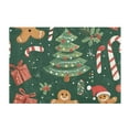 thumbnail image 7 of Yayeee Bath Rug for Bathroom Floor Non Slip Rectangle Fluffy Soft Absorbent Mat, 16"x24", Brown Christmas Gingerbread, 7 of 7
