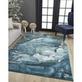 thumbnail image 5 of Illusions 6225 Teal Stone Area Rug, Size - 9'10" x 13'2", 5 of 5