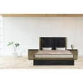 thumbnail image 2 of Allure Modern Style Queen Bed Made with Wood in Black/Gold, 2 of 8