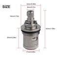 thumbnail image 2 of 304 Stainless Steel Bath Kitchen Faucet Valve Cartridge Parts Hot Cold Water Tap, 2 of 8