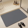 thumbnail image 4 of Alfombrilla de baño, de goma, antideslizante, de secado rápido, absorbente, fina, para debajo de la puerta, para ducha, delante de la bañera, lavabo, ducha (16 x 24 pulgadas), 4 of 5