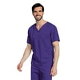 thumbnail image 3 of Landau All Day Unisex Mechanical Stretch One Pocket V-Neck Scrub Top, Style 4139, 3 of 4