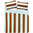thumbnail image 2 of Cozy Line Home Fashions Cozy Line Joslyn Stripe Reversible Cotton Quilt Bedding Set King, 2 of 4