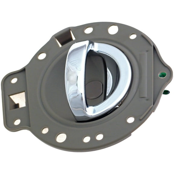 Dorman 84096 Rear Driver Side Interior Door Handle for Specific Jeep Models, Chrome Lever; Khaki Housing