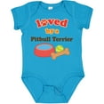 thumbnail image 3 of Inktastic Pitbull Terrier Loved by a (Dog Breed) Boys or Girls Baby Bodysuit, 3 of 5