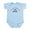 Sky Blue, variant on CafePress - I'm Just Here For The Booze Baby Light Bodysuit - Baby Light Bodysuit, Size Newborn - 24 Months