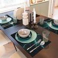 thumbnail image 6 of Placemats Set of 4 / 6, Green Lightning Flash Placemats for Dining Table Indoor/Outdoors Heat Resistant Washable Placemats 18" x 12", 6 of 8