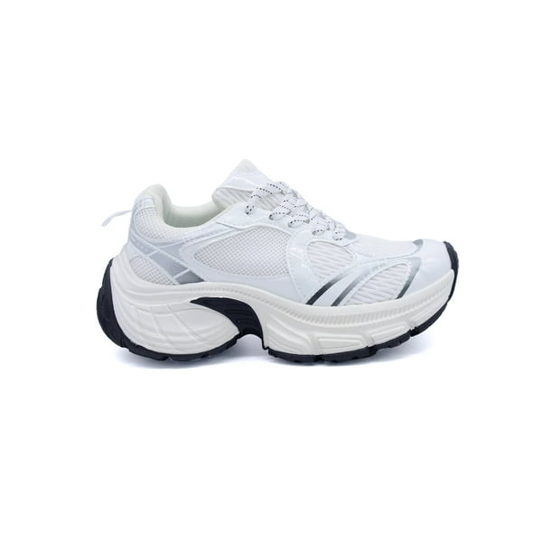 Tenis Sneakers Casual para Mujer Liliana Shoes Kiah White