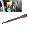 thumbnail image 1 of Drill Socket Adapter Impact Driver Extension Bar 1/4in Hex Shank Alloy Steel for Drill Bit, Quickly Install, Lock and Unlock Extensions with Compact Size, Very Durable and Easy to, 1 of 7