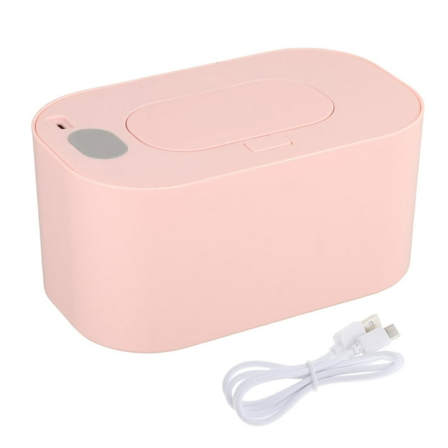 Tissue Warmer Quick Heating System LED Display for Household Home Wet Tissue Pink Mechanical