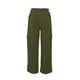 thumbnail image 5 of Pantalones de lino Pantalones cargo elásticos de cintura alta con cordón para mujer, 5 of 6