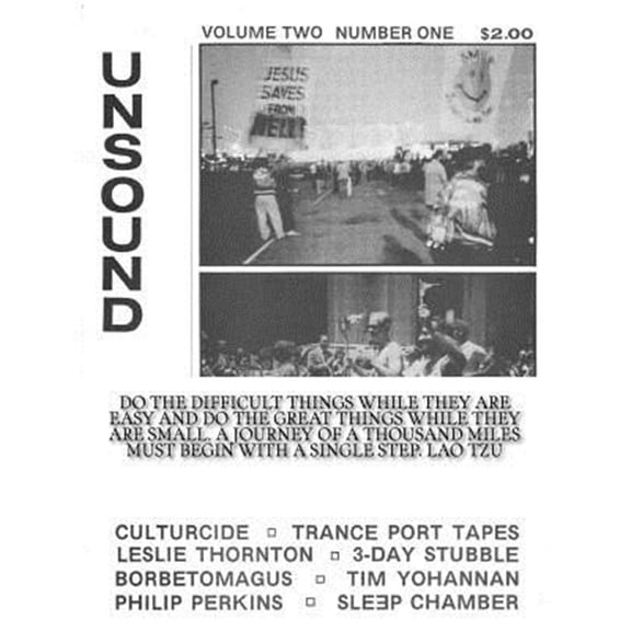 Pre-Owned Unsound: Unsound, Volume 2, #1 (Paperback)