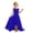 z-260909-1-Dark Blue, variant on VBEWZET Single Shoulder Sequin Hi-Lo Tulle Girls Dress, Champagne Satin Bow Waist Princess Outfit for Wedding Flower Girl Birthday Celebration Beige 8 Years