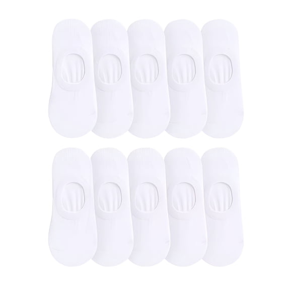 TELOLY No Show Socks Women'S Ankle Length Socks for Women (White,One Size)