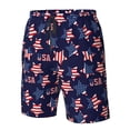 thumbnail image 4 of Salouo American Stars Pattern Swim Trunks for Men,Men's Hawaiian Bathing Suit Swimsuits Quick Dry Swimming Board Shorts Beach Shorts with Pockets-Medium, 4 of 6