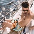 thumbnail image 2 of luoweisi Men's Beach Shorts Quick Dry Swim Trunks with Mesh Lining Horse S, 2 of 5