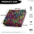thumbnail image 4 of Renewold Leopard Print Pink Blue Green Stretch Sofa Seat Cushion Slipcover Soft Dog Couch Slipcover Elastic Separate Armchair Slipcover Pet Friendly for Living Room Home Decor, S, 4 of 5