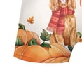 thumbnail image 5 of Happy Thanksgiving Cocker Spaniel with Turkey Pumpkins Autumn Vibes All Over Print Boxer Briefs Underwear for Men Dad Cockers Dog Lover Gifts - 12018, 5 of 6