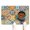 White-121, variant on Boho Retro Floral Pet Feeding Mat-Absorbent Pet Placemat for Food and Water Bowl, with Waterproof Rubber Backing, Quick Dry Water Dispenser Mat for Dog and Cat (16"x24")